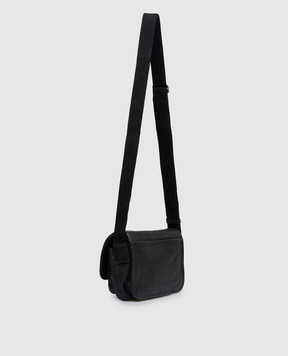 Saint Laurent Чорна шкіряна сумка NIKI з монограмою логотипа 776611AAGAF