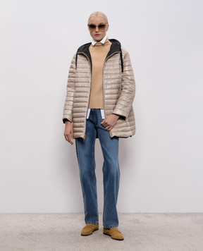 Herno Чорна двостороння пухова куртка PI002221D12483Z