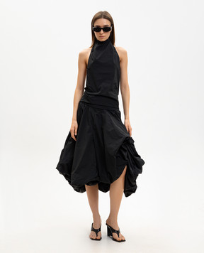 Magda Butrym Черное платье с открытой спиной DRESS09116526