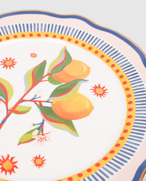 Baci Milano Порцелянова обідня тарілка Dolce Vita з принтом PLA1DOL02