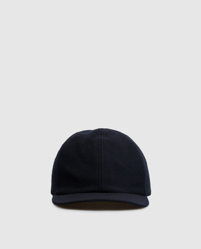 Doriani Cashmere Синяя кепка из шерсти 191T125T125