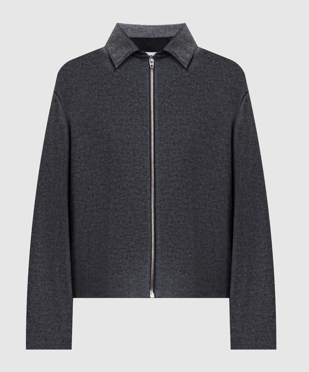 Jil Sander Серая куртка из шерсти J02BN0269J40045