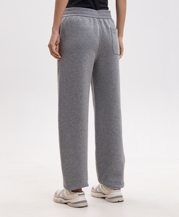 Jil Sander Серые утепленные джоггеры с принтом логотипа J02KA0424J20133 изображение 4
