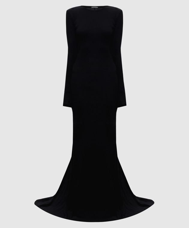 Ann Demeulemeester Черное платье макси Jesse B0011347FA045
