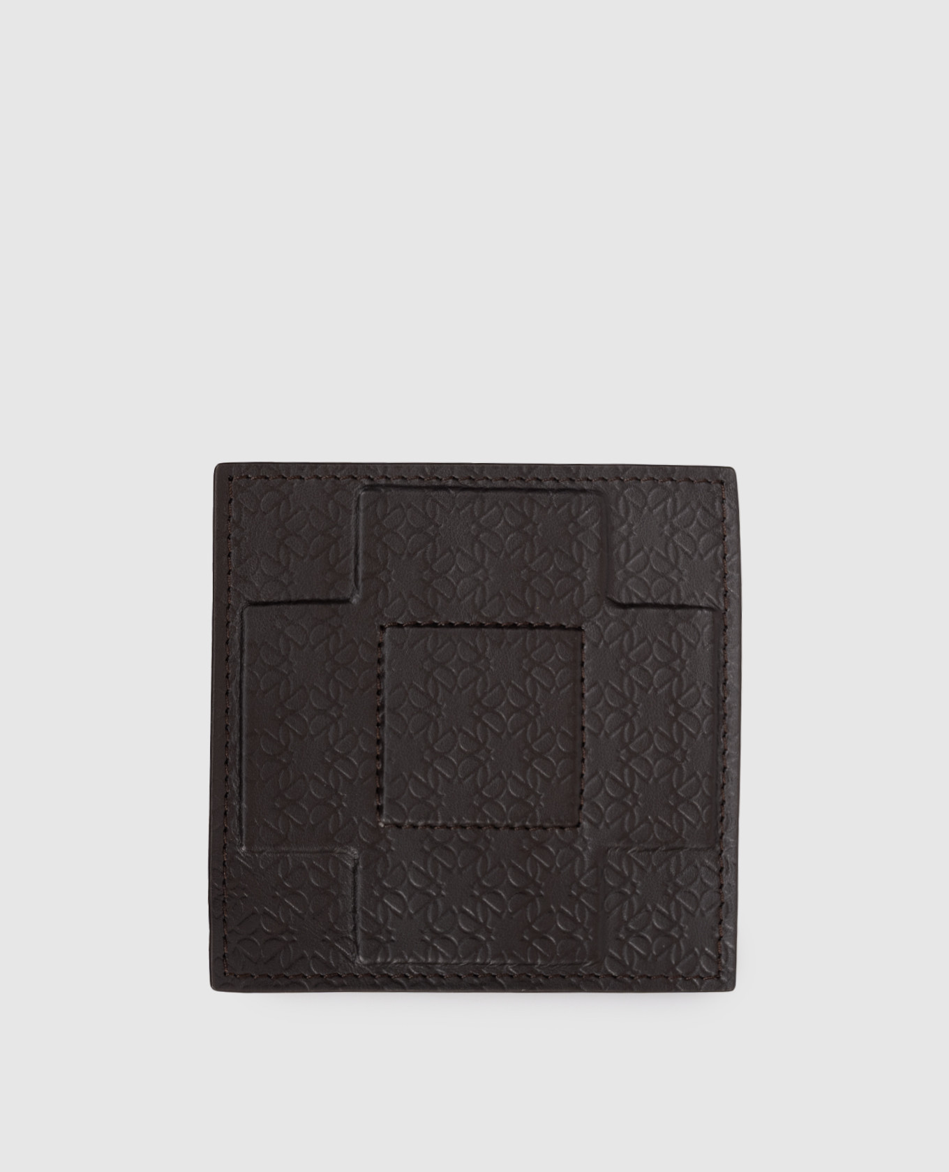 

Темно-коричневый кожаный органайзер для хранения мелочей, Декор