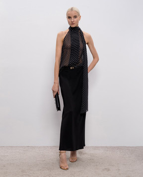 Tom Ford Белый топ из шелка в горох TS2141FAP249