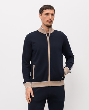 Bertolo Cashmere Синяя спортивная куртка 902347001902