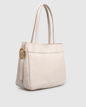 Gianni Chiarini Бежева шкіряна сумка-тоут Selena BS11773TKL