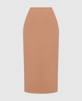 Thierry Mugler Коричнева спідниця-олівець міді з вовною 26S1JU06001027