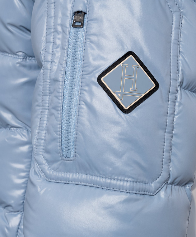 Herno Голубая пуховая куртка PI002323D12973 изображение 5