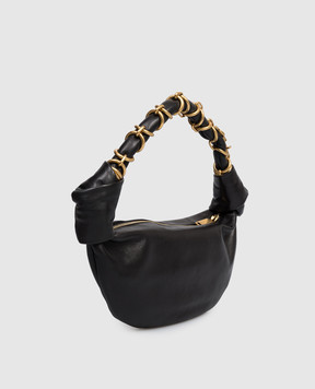 Saint Laurent Чорна шкіряна сумка-хобо AMALIA 862558AACX7