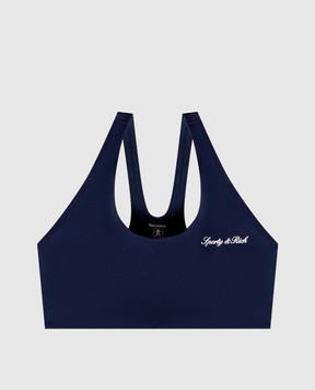 Sporty & Rich Синий топ TO00385326BL106