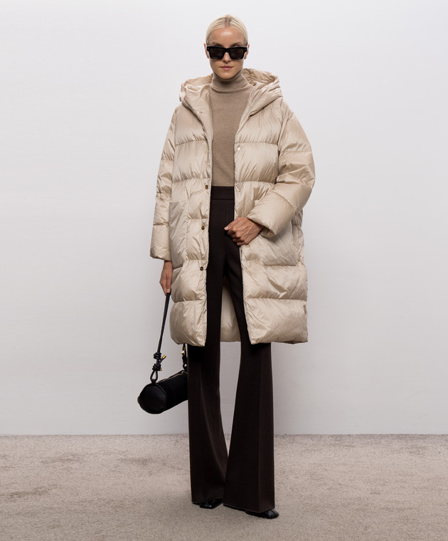 Max Mara Бежевый пуховик VELIERO MTCVELIERO изображение 2