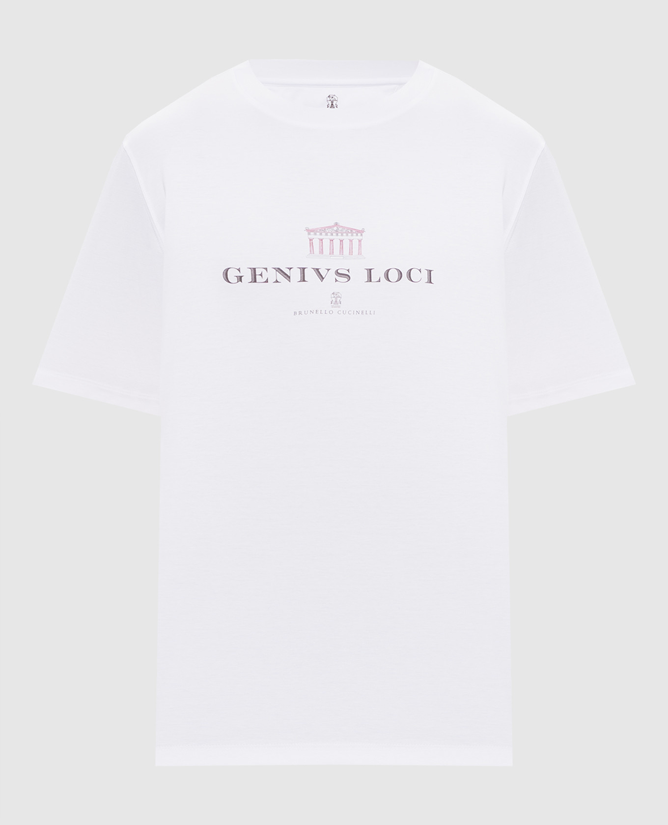 Белая футболка с принтом