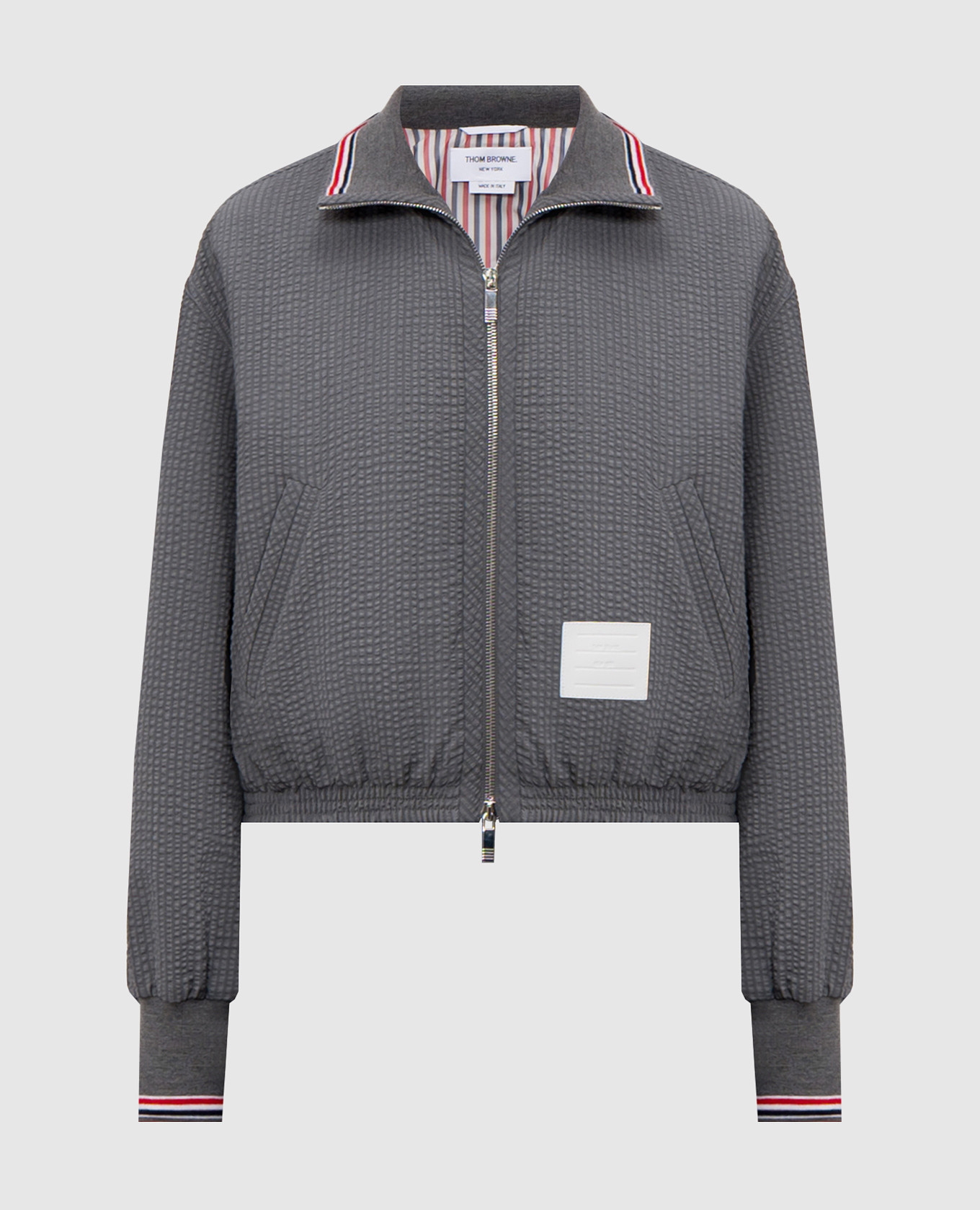 Сіра куртка з вовни