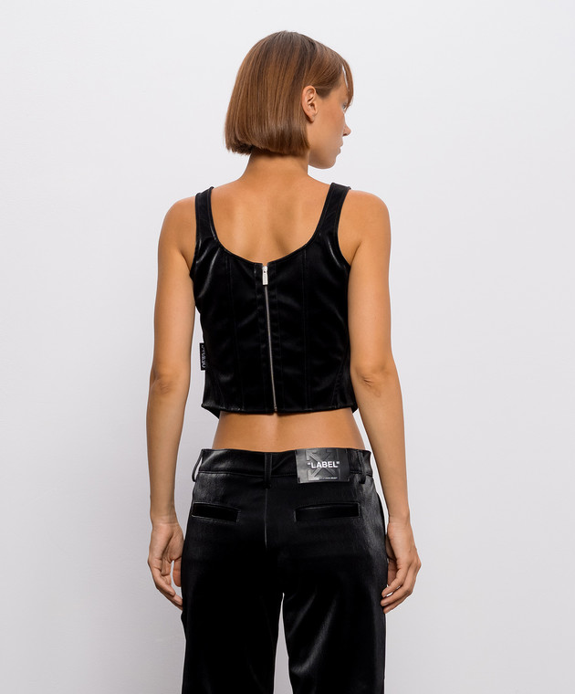 Off-White Черный топ 2FA00396T изображение 4