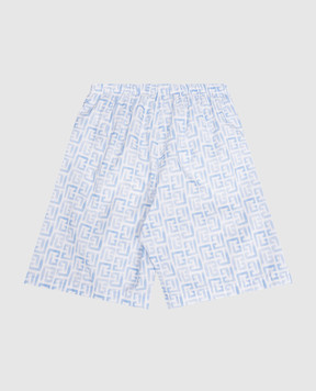 Balmain Дитячі шорти для плавання в брендовий принт BYCP29Z37831214