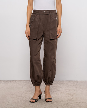 3.1 Phillip Lim Коричневые джоггеры F26151433HON