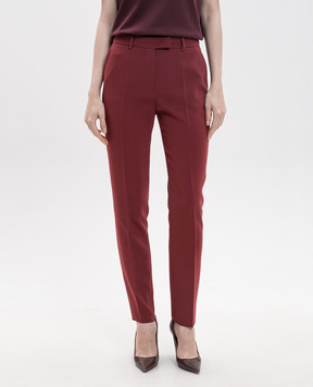 Max Mara Бордові штани JERTA JERTA