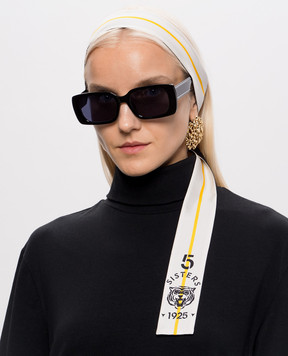 Fendi Двостороння стрічка-твіллі Wrappy FXT011B1VF