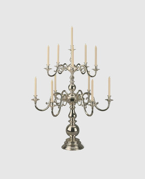 Broggi 1818 Сріблястий підсвічник Ambasciata на 11 свічок 3100018543