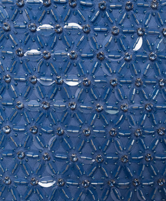 Simkhai Голубое платье Ziva с кристаллами 2261260CE изображение 5