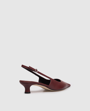 Aeyde Бордові шкіряні слінгбеки Catrina PUGRGP35KT14SS25955007