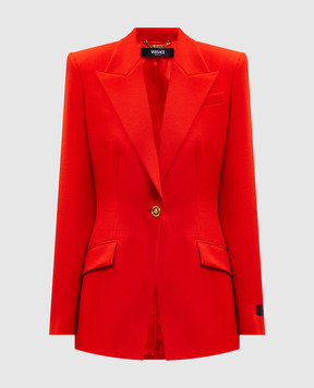 Versace Красный жакет DV из шерсти 10180181A12595
