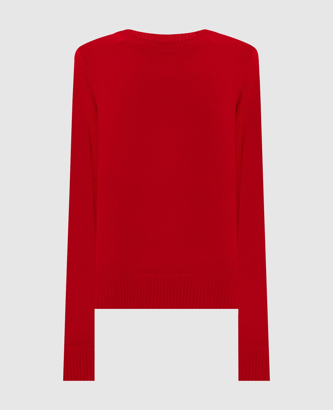 Красный джемпер BERLINA из шерсти с логотипом