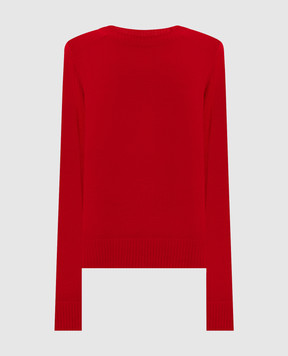 Max & Co Червоний джемпер BERLINA з вовни з логотипом MCOBERLINA
