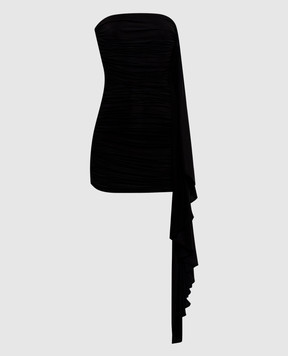 Alexander Wang Черное платье мини с драпировкой 1CC3266000