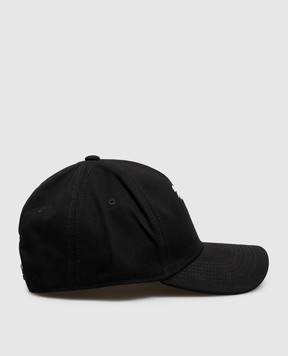 Palm Angels Чорна кепка з вишивкою логотипа PAWLB001FB010m