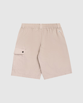 C.P. Company Дитячі сірі шорти з патчем логотипа CUQ00GLLC051014