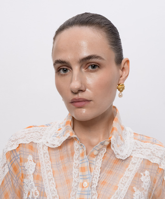 Missoma сережки Baya з підвіскою PEGE21PL зображення 2
