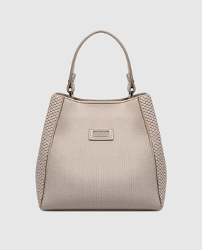 Peserico Бежевая сумка с цепочкой мониль S38378C0RCC829