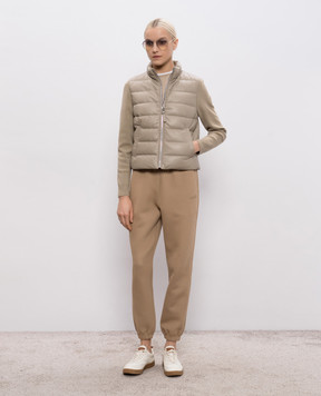 Mackage Бежевая комбинированная куртка LEELO LEELO