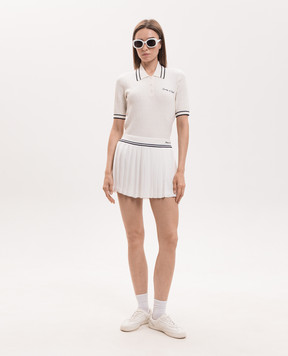 Sporty & Rich Спідниця-плісе Abigail кольору айворі SK01275326WH37