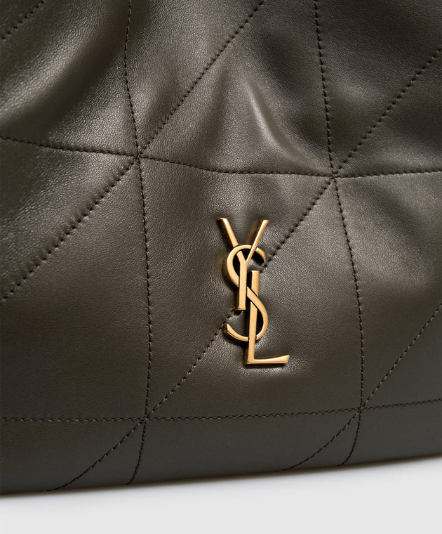 Saint Laurent Шкіряна сумка JAMIE кольору хакі 862712AAB32 зображення 4