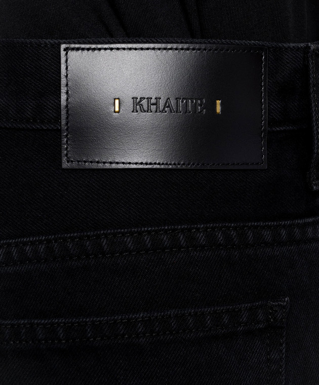 Khaite Черные джинсы-клеш Clara 1187913091 изображение 5