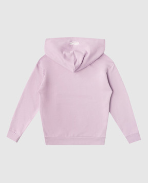 Versace Дитяче фіолетове худі з принтом логотипа 10229201A16982