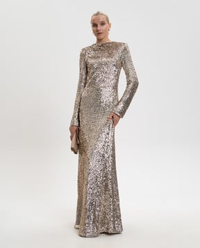Simkhai Золотое платье Beatrice 6251129P