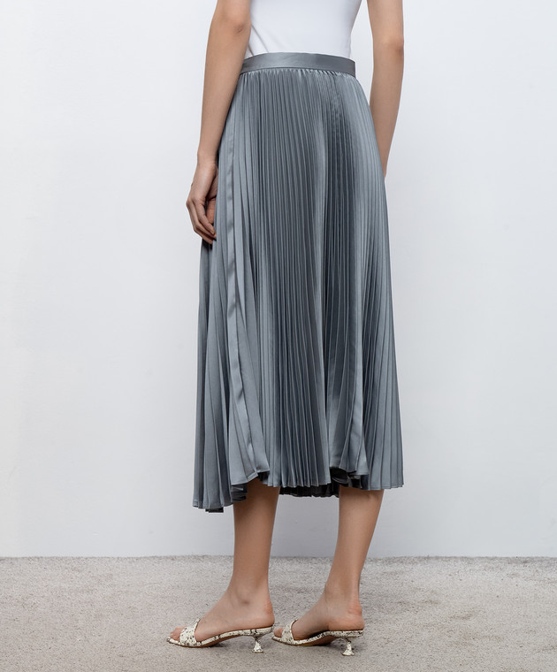 Jil Sander Сіра спідниця-плісе J04MA0104J70096 зображення 4