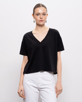 Loulou de Saison Черная футболка FAAA FAAALDS