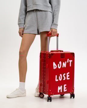 Max & Co Красный чемодан Don't Lose Me MCLDANDY