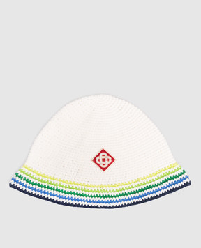 Casablanca Детская вязаная белая панама KSP26HAT11501EXBC