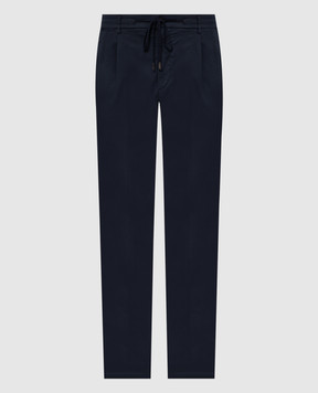 Peserico Сині штани з бавовни R54774T23D07945