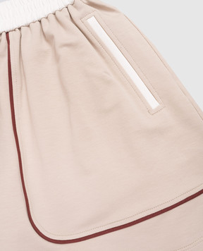 Brunello Cucinelli Дитячі бежеві шорти BH827E658C