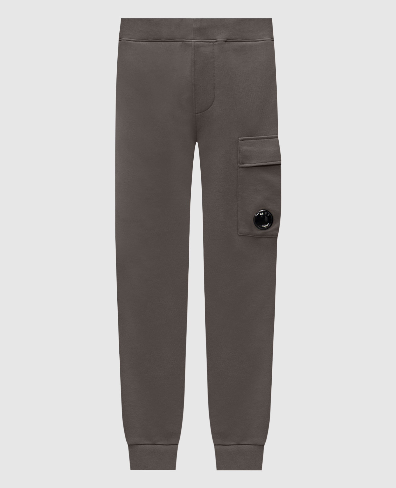 джоггеры цвета хаки с патчем логотипа