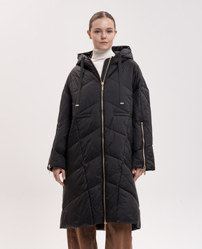 Twinset Черная удлиненная куртка 262TT2020