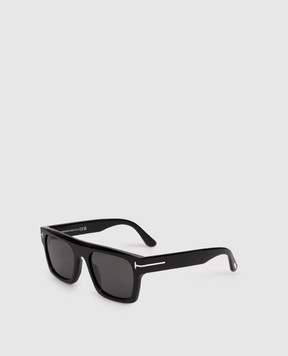 Tom Ford Черные очки Cyrus с логотипом FT1337